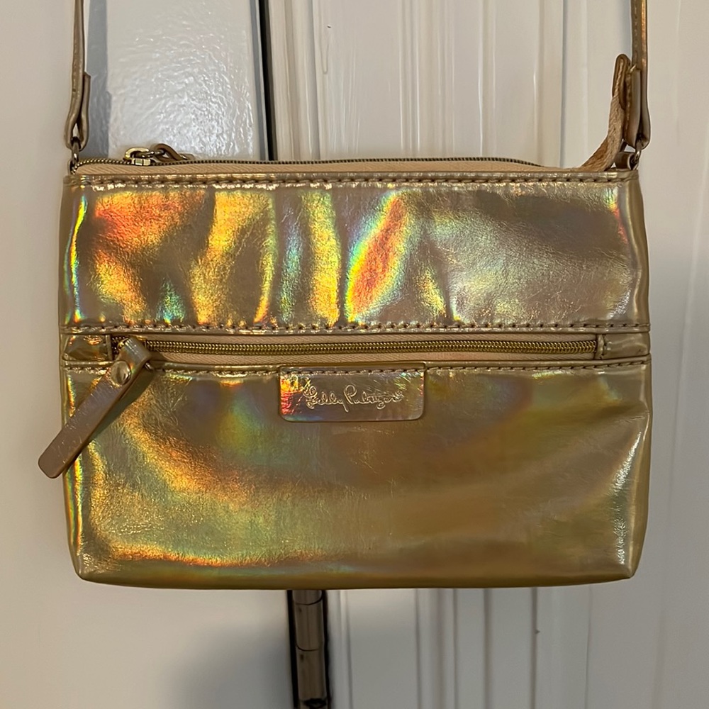 Lilly Pulitzer kids gold purse